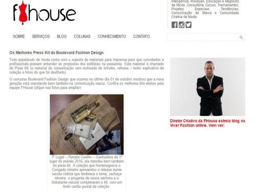 Divulgação Site “FHouse”