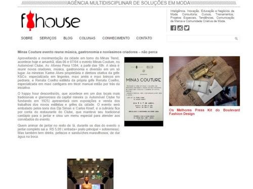 Divulgação Site "FHouse"